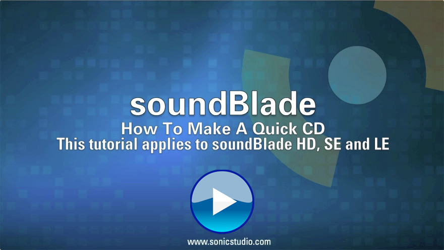 Sonic studio soundblade hd 2.2 16-ch. mastering workstation